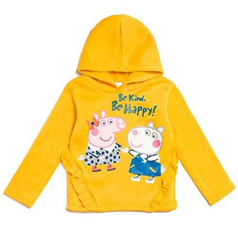 Peppa Pig Girls Pullover Fleece Hoodie and Leggings Outfit Set Toddler to Big Kid