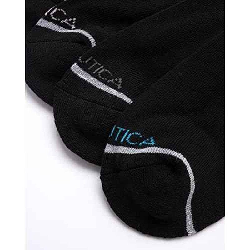 Nautica Womens Quarter Socks ? 6 Pack Cushioned Moisture Wicking Breathable Womens Crew Socks for Running and Workouts