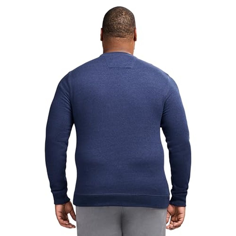 IZOD Men's Big and Tall Advantage Performance Crewneck Fleece Pullover Sweatshirt