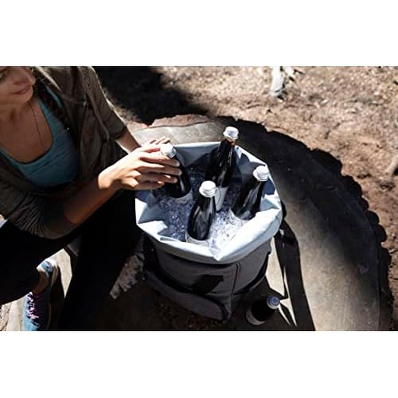 PICNIC TIME NCAA Unisex-Adult NCAA OTG Roll-Top Cooler Backpack, Hiking Backpack Cooler, Soft Cooler Bag