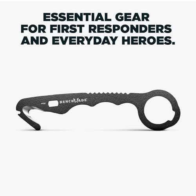 Benchmade Medical Rescue Hook with Oxygen Wrench, Syringe Popper, and Black Soft Sheath