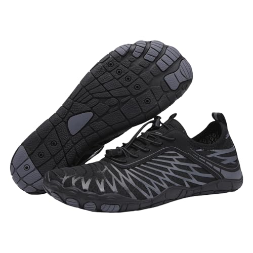 Toipkt Hike Footwear Barefoot Women Barefoot Shoes Women Waterproof Trail Running Healthy & Non-Slip Fitness Outdoor Black