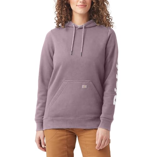 Dickies womens Heavyweight Wordmark Fleece Pullover