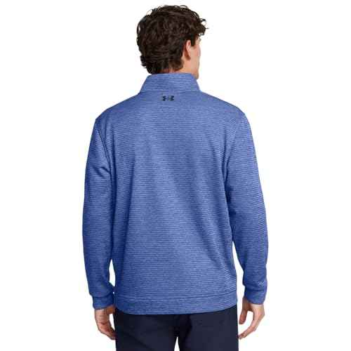 Under Armour Men's Storm SweaterFleece Quarter Zip, (432) Tech Blue/Horizon Blue/Black, X-Large