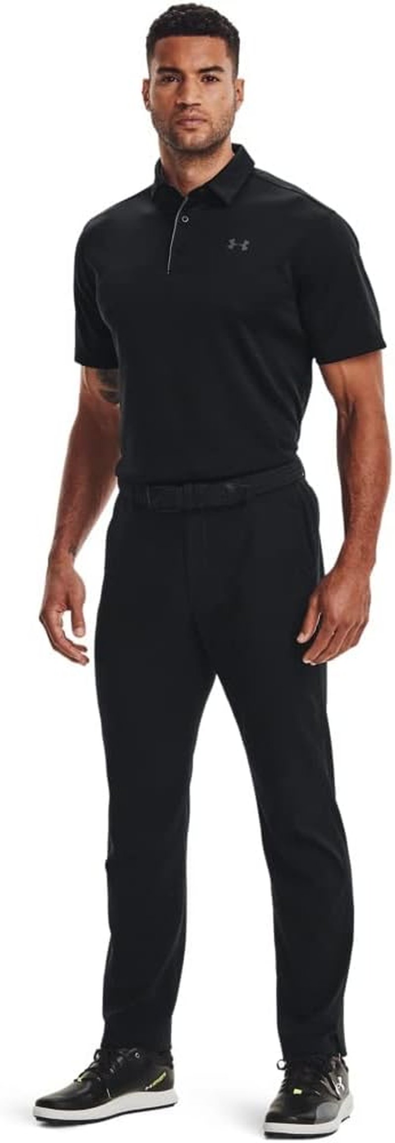 Men's Tech Golf Polo - Under Armour Moisture-Wicking Performance Shirt | Lightweight & Breathable