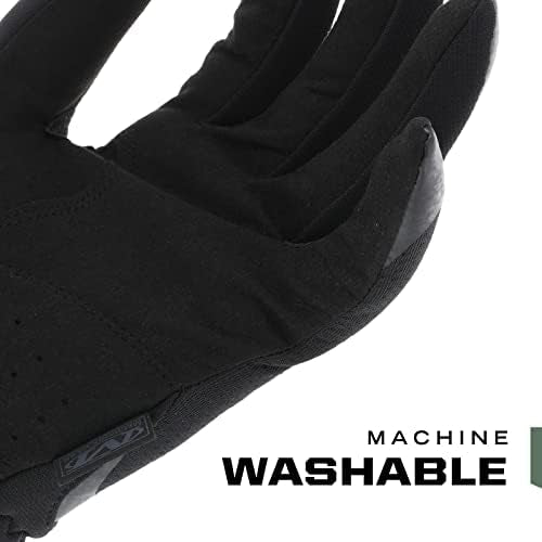 Mechanix Wear: The Original Covert Tactical Work Gloves with Secure Fit, Flexible Grip for Multi-Purpose Use, Durable Touchscreen Safety Gloves for Men (Black, Small)