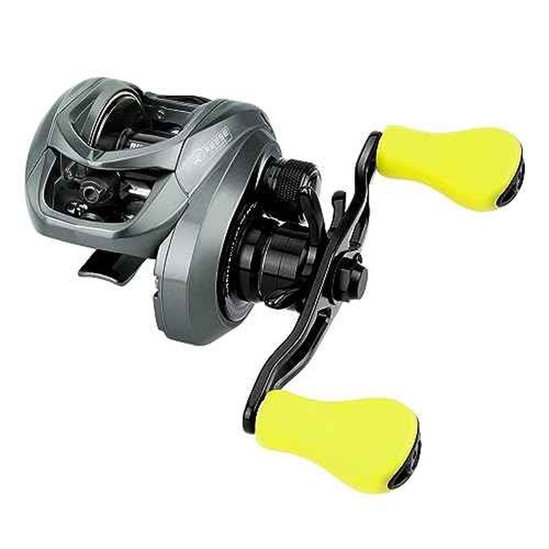 KastKing Skeet Reese Icon Baitcasting Reels - AutoMag Dual Braking System Fishing Reel, 7oz Lightweight Aluminum Frame,17.6 Lb Carbon Drag,11 + 1 Stainless Steel BB,7.2:1 Gear Ratio, TPE Handle Knobs