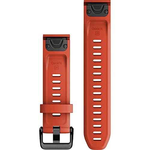 Garmin QuickFit 20 Flame Red Silicone Band