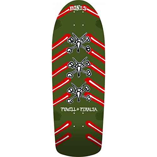 Powell Peralta OG Rat Bones Skateboard Deck Olive Green - 10 x 30