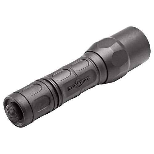 SureFire G2X Pro 600 Lumen Tactical EDC Flashlight Bundle with 2 Extra CR123A Batteries and Lightjunction Battery Case (Black)