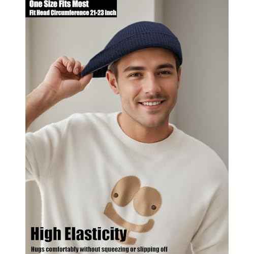 Thin Fisherman Beanie Hat for Men Women Fall Winter -Wool Knit Cuff Short Fashion Watch Cap,Trawler Slouchy Skull Cap