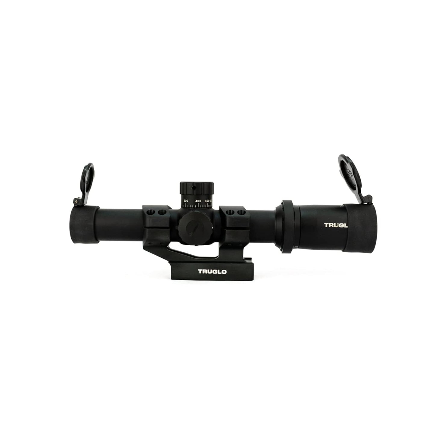 TRUGLO Tru-Brite 30 Series 1-6 x 24mm Tactical Hunting Shooting Durable Waterproof Fogproof Shock Resistant 30mm Aluminum Tube Dual-Color Illuminated Reticle Riflescope Flip-Up Lens Caps Included