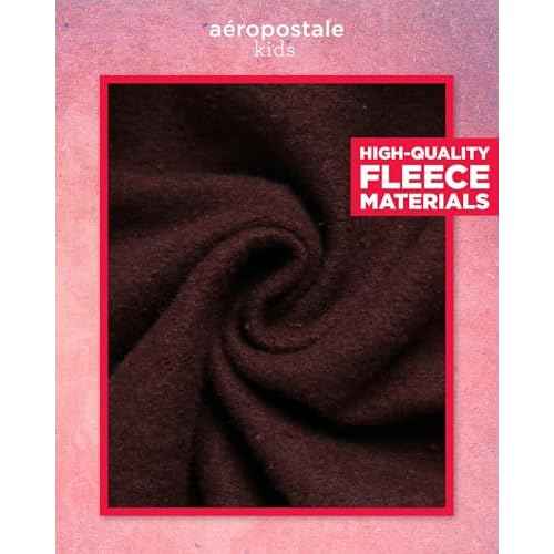 AEROPOSTALE Girls Sweatsuit Set - 2 Piece Fleece Hoodie Sweatshirt, Flare Jogger Sweatpants - Track Suit Set for Girls, 7-16