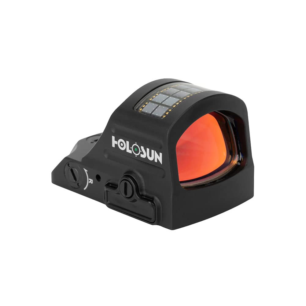 HOLOSUN HE507C-GR X2 Green 2 MOA Dot & 32 MOA Circle Open Reflex Pistol Sight - Durable Shake-Awake Solar Failsafe Parallax-Free Aluminum Sight for Full-Sized Handguns