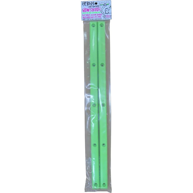 Heroin Skateboard Rails Glow Sticks Sliders Pair