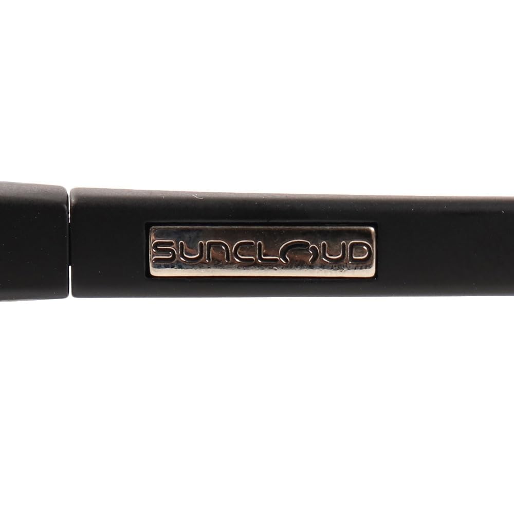 Suncloud Low Key Polarized Sunglasses in Matte Black with Grey Lenses 50mm