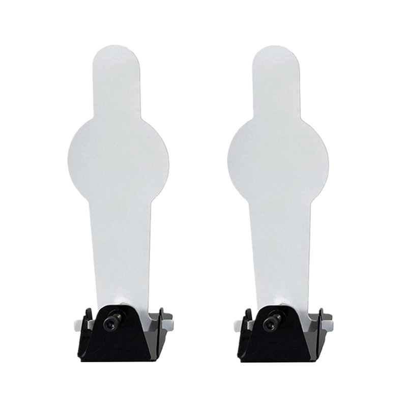 Atflbox 2 Pcs Metal Shooting Practice Target Rated for Pistol Airsoft BB Guns, Suitable for Outdoor and Indoor (POP)