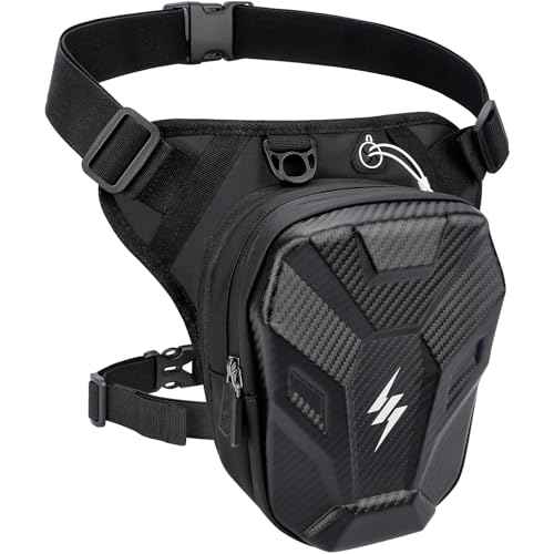 GXCROR Motorcycle Leg Bag,Thigh Bag,Thigh Fanny Pack,Drop Leg Bag Women Men for Racing Bike Cycling Horse Riding Hiking Camping Fishing Travel Outdoor