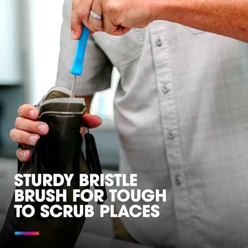 HydraPak Gear Cleaning Kit - Bristle and Wire Tube Brush Set - BPA & PVC Free - Cleans Hydration Reservoirs and Bladders, Water Containers