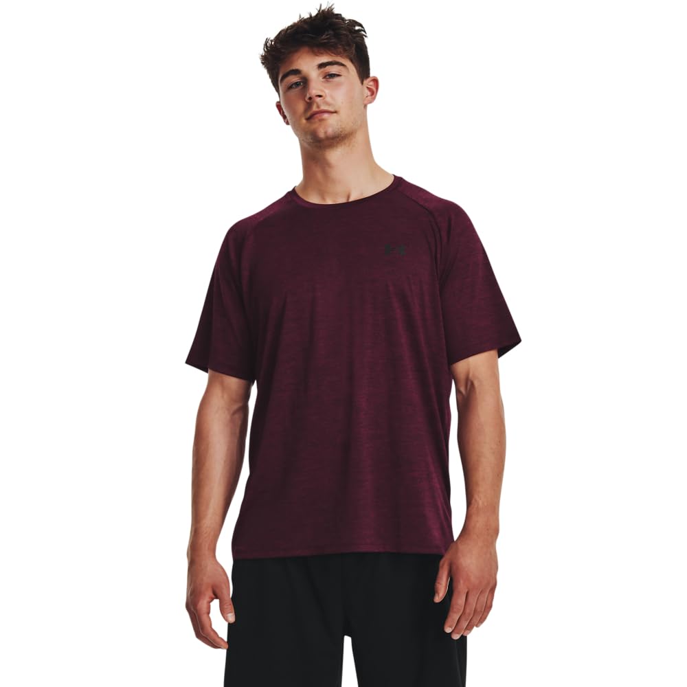 Under Armour Men's Tech 2.0 Short-Sleeve T-Shirt, (603) Dark Maroon / / Black, XX-Large