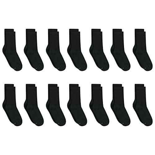 Hanes Women's Socks, Moisture-Wicking Crew or Ankle Socks for Women, 14-Pack