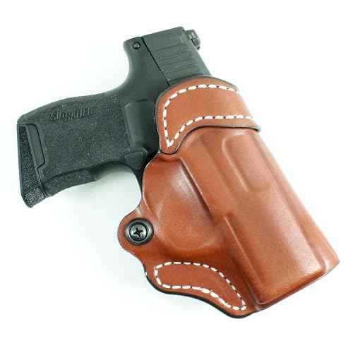 DeSantis Criss-Cross OWB Holster - Holster OWB, Leather Pistol Holster, Open Carry Holster for Men & Women, Quick Draw, Adjustable
