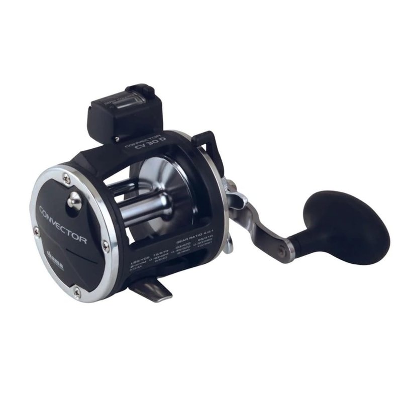 Okuma Convector Star Drag Line Counter Reel (25/310), Black