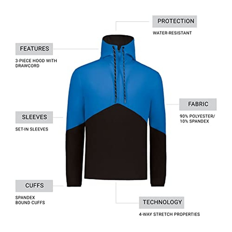 Russell Athletic Men's Legend Hooded Pullover Jacket