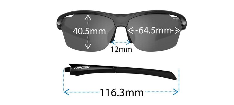 Tifosi Intense Sunglasses Matte Gunmetal/Clear Lenses