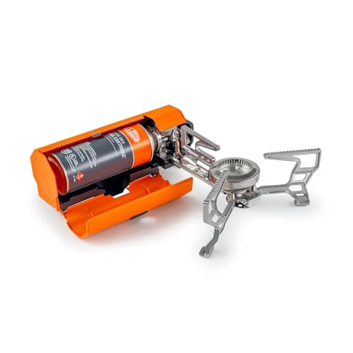 GSI Outdoors Selkirk 270 Butane Stove ? Lightweight, Compact Camping Stove with High-Output Burner, Wind Guard, and Piezo Ignition for Outdoor Cooking