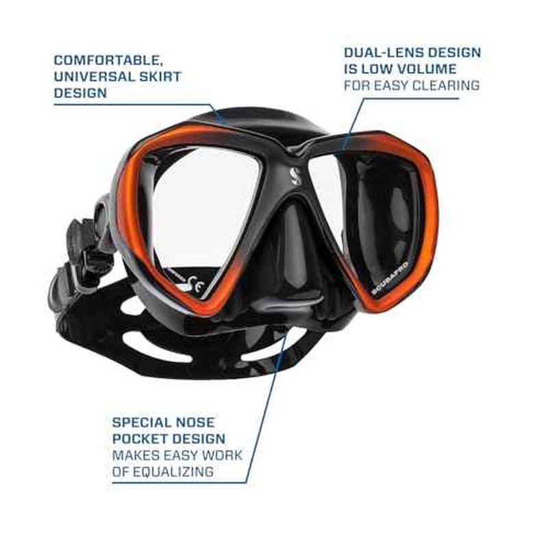 ScubaPro Spectra Low Volume 2 Window Dive Mask