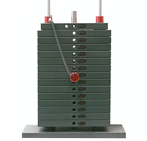 TreadLife Fitness Universal Weight Stack Pin | 3/8" Diameter Extra Long 5 1/2" Pin Insert | Magnetic | Heavy Duty | Health Club Grade Steel Gym Accessories | Red