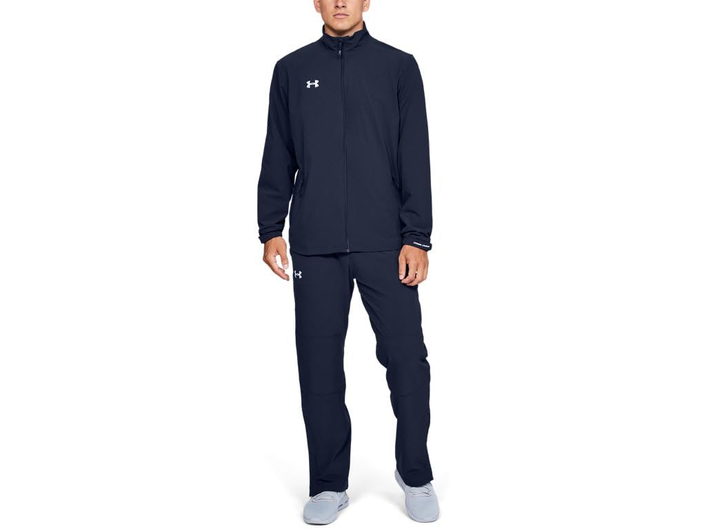 Under Armour Men's Hockey Warm Up Jacket, Midnight Navy (410)/White, Small