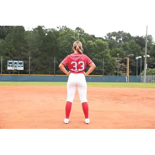 Mizuno Women's Belted Stretch Fastpitch Softball Pant, Black, Medium