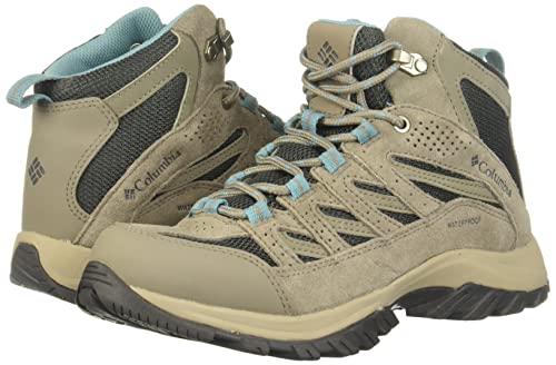 Columbia womens Crestwood Mid Waterproof Boot Hiking Shoe, New Olive, 7 US