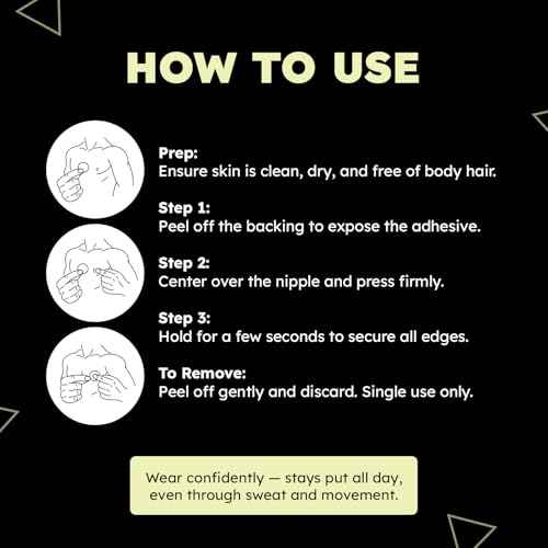 Adamson - Nipple Covers for Men - 100Pcs (50 Pairs) ? Mens Nipple Cover Hider for Running, Fitness, Undershirt ? Anti-Chafing, Sweat-Proof, No Show ? 25 Beige + 25 White