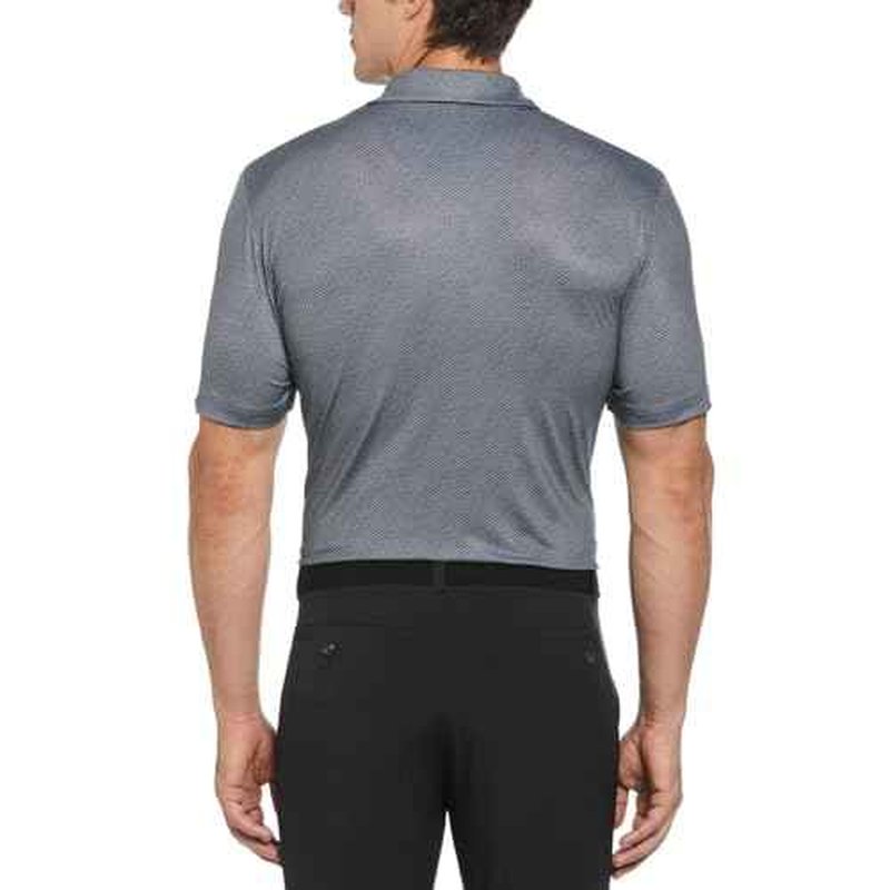 Callaway Men's Swing Tech Ventilated Short Sleeve Golf Polo Shirt, Moisture-Wicking, Textured Ventilated Fabric