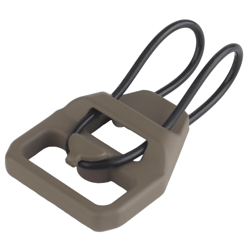 Quick Detach Sling Swivel, Aluminum QD Mount Adapter for 1-1/4" Webbing (SL16Tan)