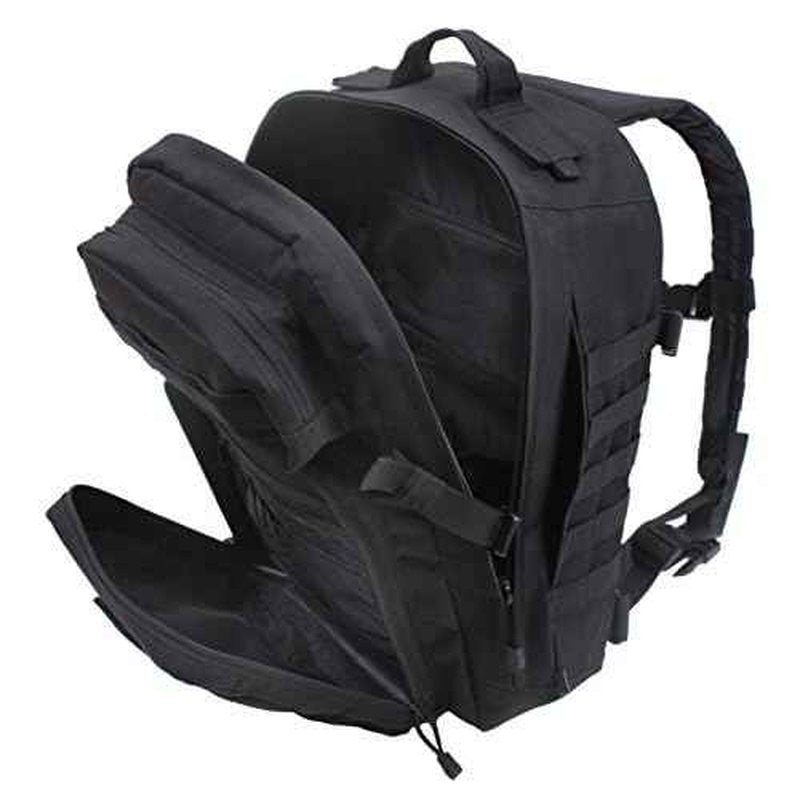 Rothco Fast Mover Tactical Backpack - Outdoor Hiking Pack for EDC Essential Gear (Black)