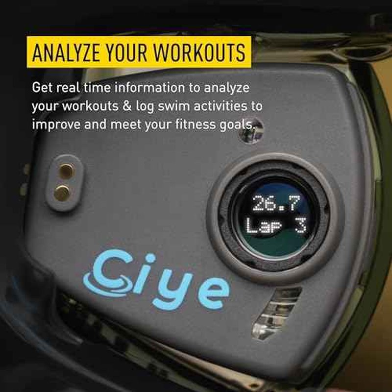 FINIS Smart Goggle Kit w/ Smart Coach Display - Tracks Laps, Splits & Stroke Rate - Unisex Swim Fitness Tracker