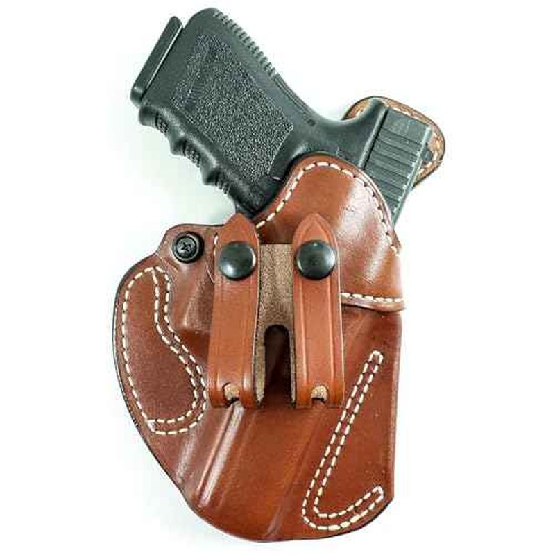 DeSantis Cozy Partner IWB Gun Holster for Concealed Carry - Fits Glock 29, Glock 30, Glock 39, Beretta 9000S, S&W CS40/45, S&W 990L, S&W M&P CPT 9/40, S&W M&P M2.0 3.6", H&K P2000 - Left Hand, Tan