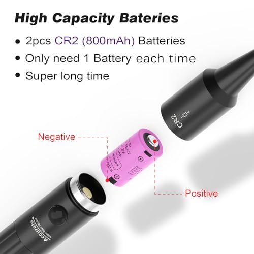 StrongTools Green Laser BoreSighter for .177 to 12GA Caliber Rifle Scope Handgun Hunting Green Dot Boresight Kit with Press Switch Bore Sight with 2 Pieces 800mAh Battery(Green)