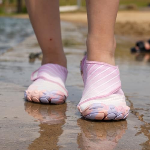 AoSiFu Water Shoes for Kids Boys Girls Aqua Socks Barefoot Beach Sports Swim Pool Quick Dry Lightweight (Little Kid/Big Kid)