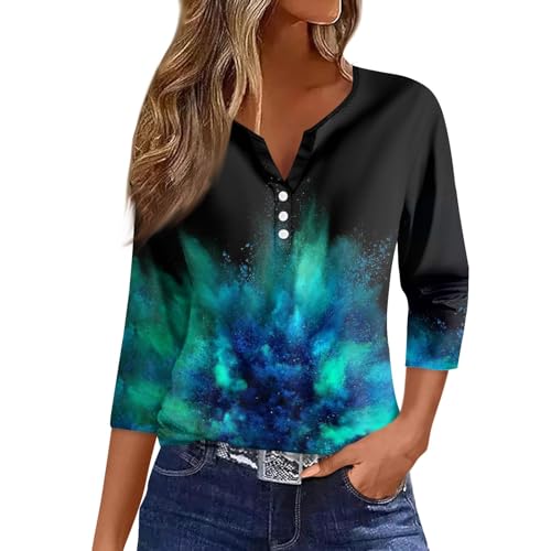 Tunics for Women 2024, Plus Size 3/4 Sleeve Tops for Women, Womens 3/4 Sleeve Tops Casual, Womens Elbow Length Sleeve Tops, Women'S Casual Tops