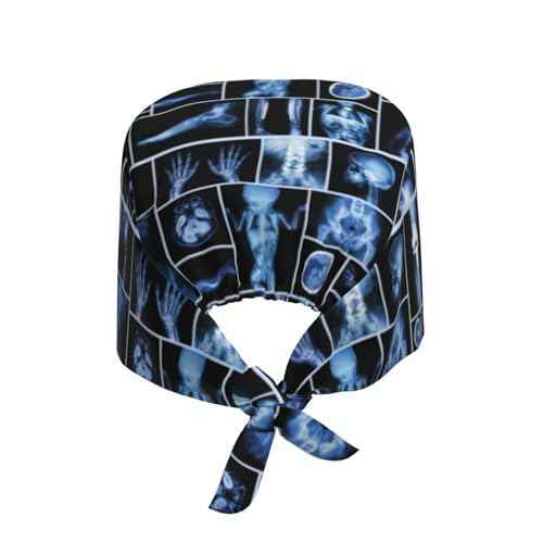 WILL BUDXEG Working Cap with Sweatband for Women Men, Adjustable Cleaning Working Hats, Nurse Surgical Caps(Tie Back)