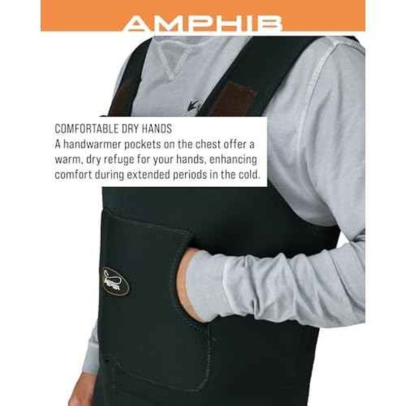 FROGG TOGGS Men's Amphib Stockingfoot Neoprene Waterproof Fishing Chest Wader for Fishing