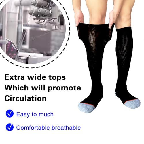 Walking Boot Socks air Cam Walker Cast Socks 2 Pairs Fracture Boot Brace Sock Surgical Orthopedics Sock for Men Women