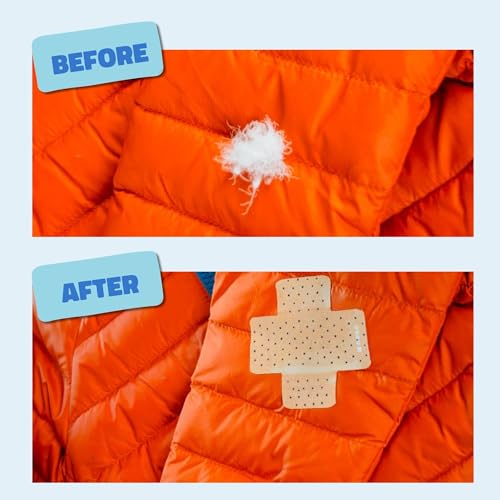 Noso Lupine Fabric Repair Kit Waterproof Peel & Stick Self-Adhesive Patches