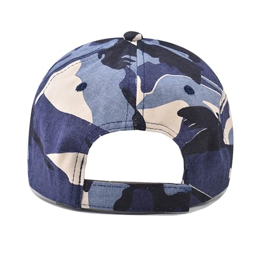 Camo Baseball Cap for Men Women Adjustable Cotton Army Military Hat Dad Hats for Hunting Fishing Outdoor Sport