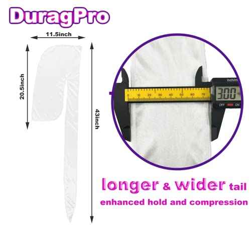 2 Pack Silk Durag for Men and Women, Silky Satin Do Rag